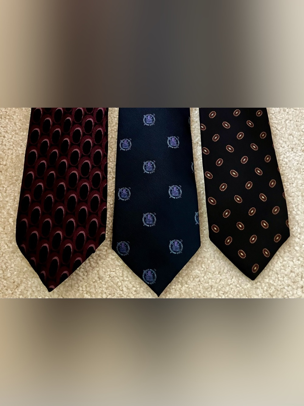 Lot of 3 Silk Men’s Ties
